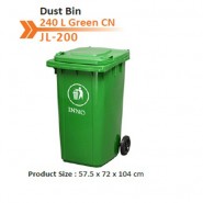 Dust Bin 240 L Green CN